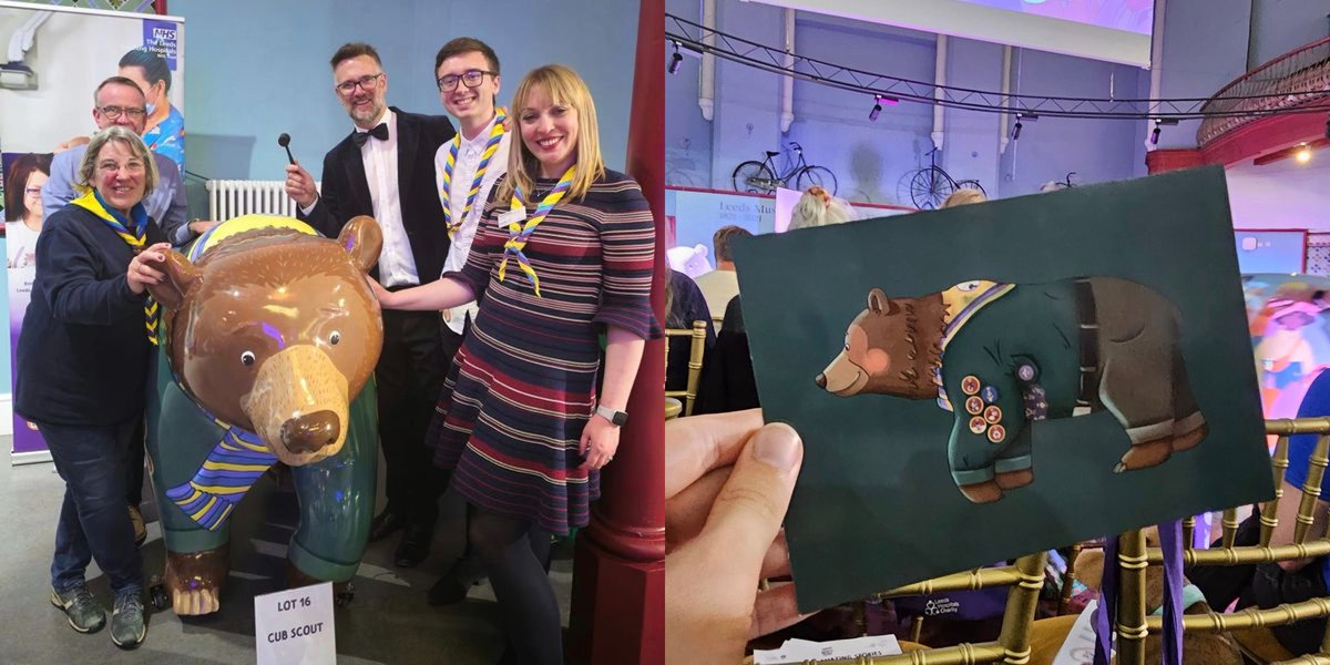 Ian Hill (@ianhscout) on Twitter photo So pleased for <a href="/CYScouts/">Central Yorkshire Scouts</a> – An amazing effort by their members & friends raised money to bid for Cub Scout <a href="/LeedsBearHunt/">Leeds Bear Hunt</a> & they won! Great programme opportunity, Great community support for <a href="/Leeds_Childrens/">Leeds Children's Hospital</a> hospital, & a proper future home for Cub Scout at the County camp site. So pleased for <a href="/CYScouts/">Central Yorkshire Scouts</a> – An amazing effort by their members & friends raised money to bid for Cub Scout <a href="/LeedsBearHunt/">Leeds Bear Hunt</a> & they won! Great programme opportunity, Great community support for <a href="/Leeds_Childrens/">Leeds Children's Hospital</a> hospital, & a proper future home for Cub Scout at the County camp site.