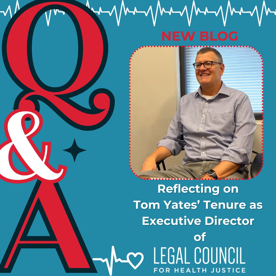 thelegalcouncil's tweet photo. NEW BLOG: https://t.co/CdWM6aYaSy
From all of us at Legal Council for Health Justice, we extend our heartfelt thanks for his exceptional leadership and unshakeable belief in advocacy and compassion during his tenure as Executive Director. Thank You, Tom Yates! 💙 https://t.co/eyc2Wnn8kW
