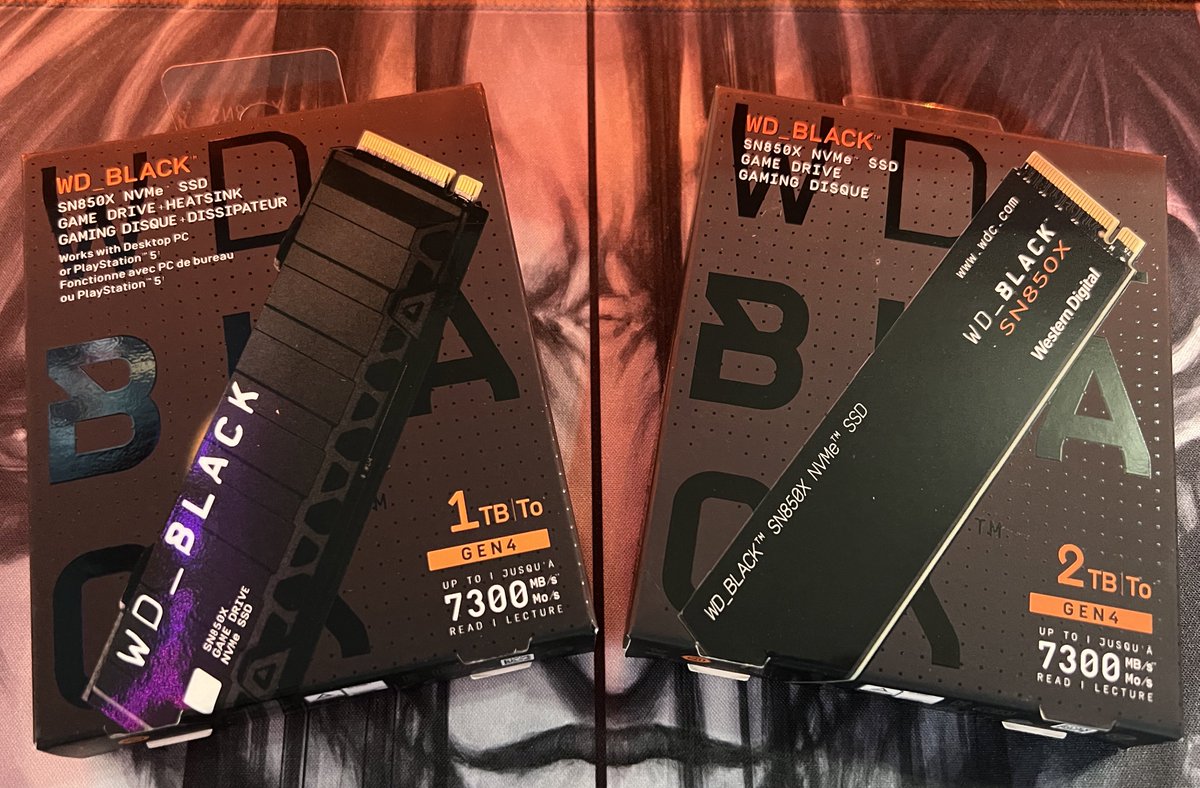 C0MMANDERFATAL's tweet image. Question for #pcbuilders out there! 

Which should I use for my boot? Would 1tb w/heatsink be better than the 2? Installing on a #MSI MAG 550 Tomahwak.