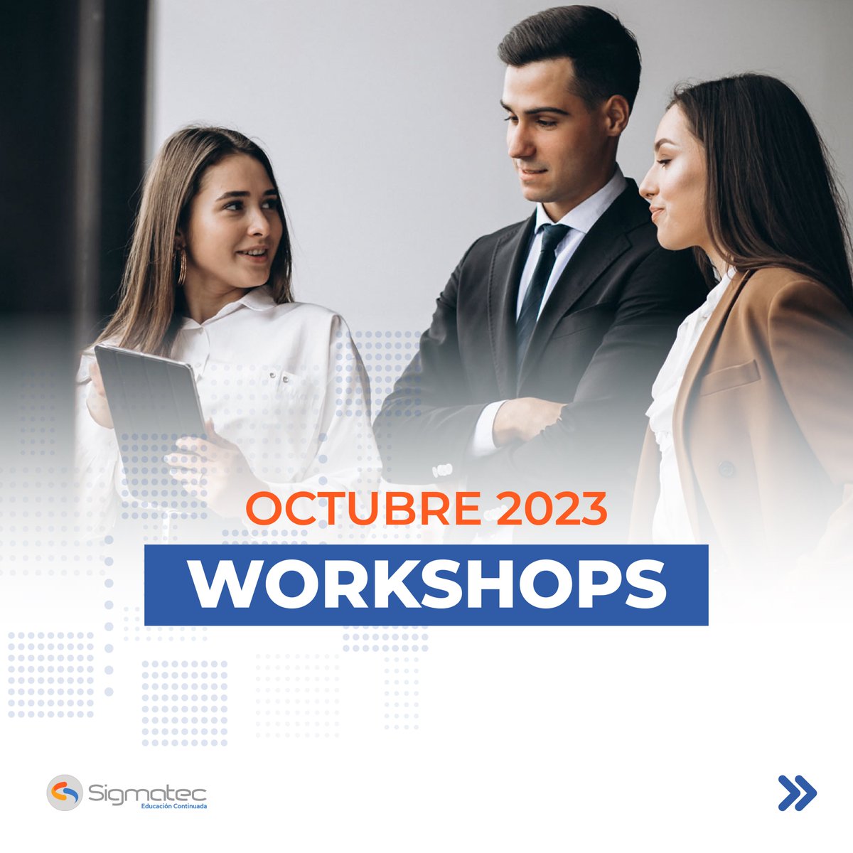 sigmatecdr's tweet image. 🌟✨ ¡Prepárate para sumergirte en el mundo del aprendizaje práctico! Conoce los workshops que se impartirán en octubre para desatar tu creatividad y habilidades. 💡🛠️

#Sigmatec #OfertaAcademicac  #Workshops #AprendizajePráctico #DesarrolloProfesional #AprendeConNosotros