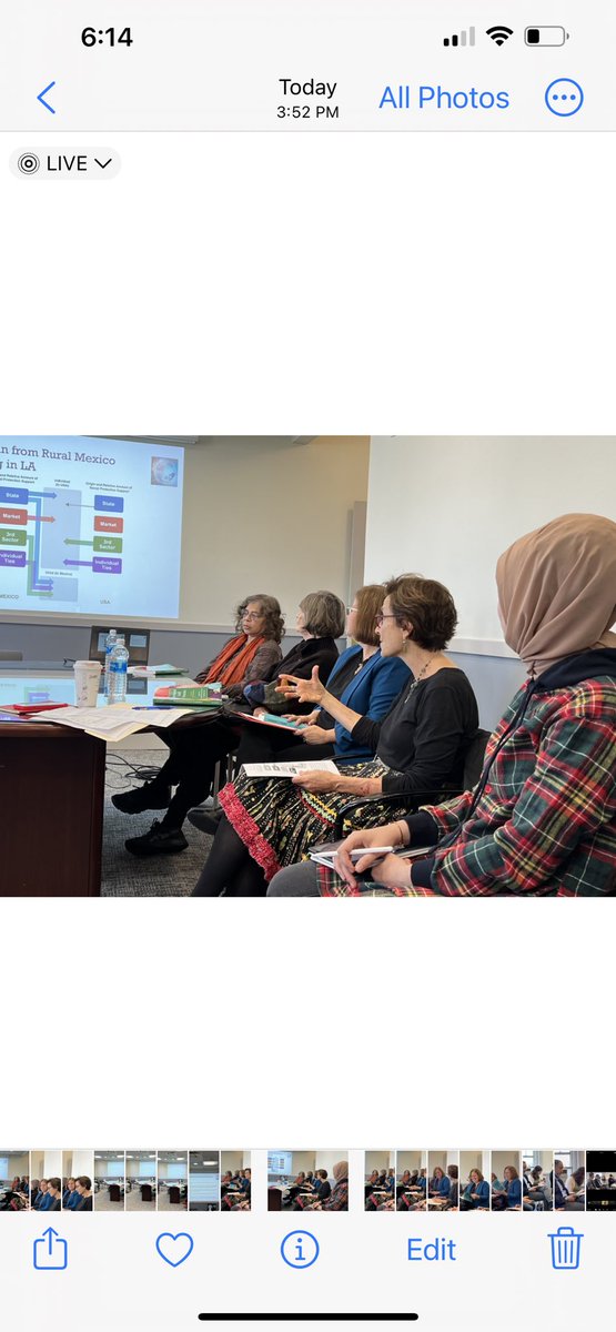 TamiGouveiaMA's tweet photo. Peggy Levitt & Ken Sun authors of Transnational Social Protection share impacts of lack of social programs on migrant’s health & wellbeing. Luz Lopez & Muhammad Zaman of @ciswh_at_bussw shared work & lived experience to mainland US. #globalsocialwork #healthequity https://t.co/QEXcj0Xdd8