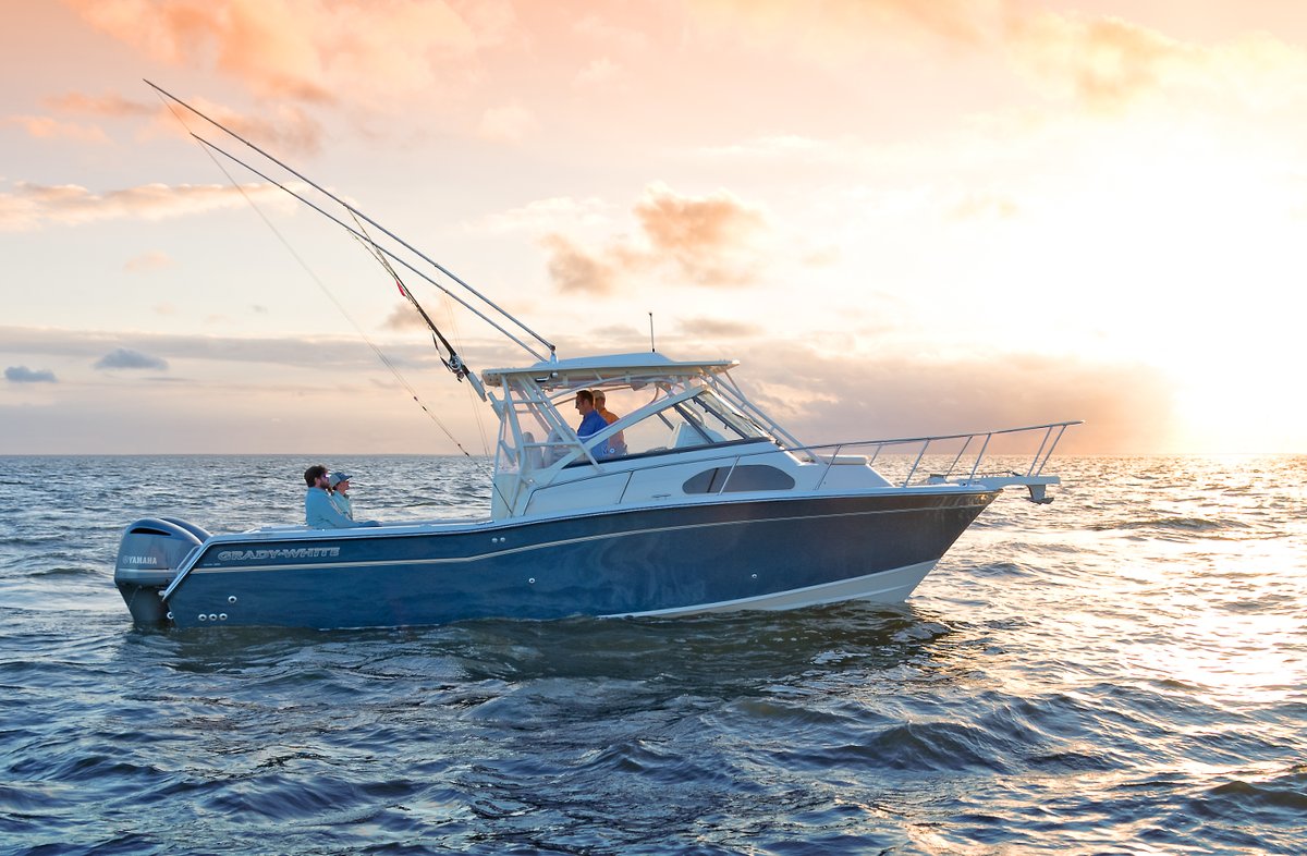 GradyLife's tweet image. Performance and precision meet in the Marlin 300! 🌊⚓️ #GradyWhiteBoats #BoatingAdventures