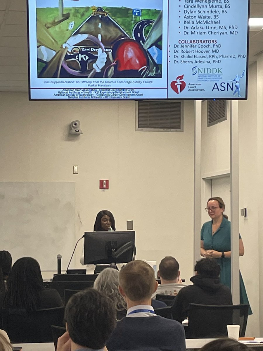 What a fantastic seminar presentation from the amazing <a href="/clintoria/">Clintoria R. Williams, PhD, FAHA, FAPS</a>!!!Learnt so much about Zinc😊<a href="/BlackInPhysio/">Black in Physiology</a> <a href="/Renal_Phys/">Daria Ilatovskaya</a>