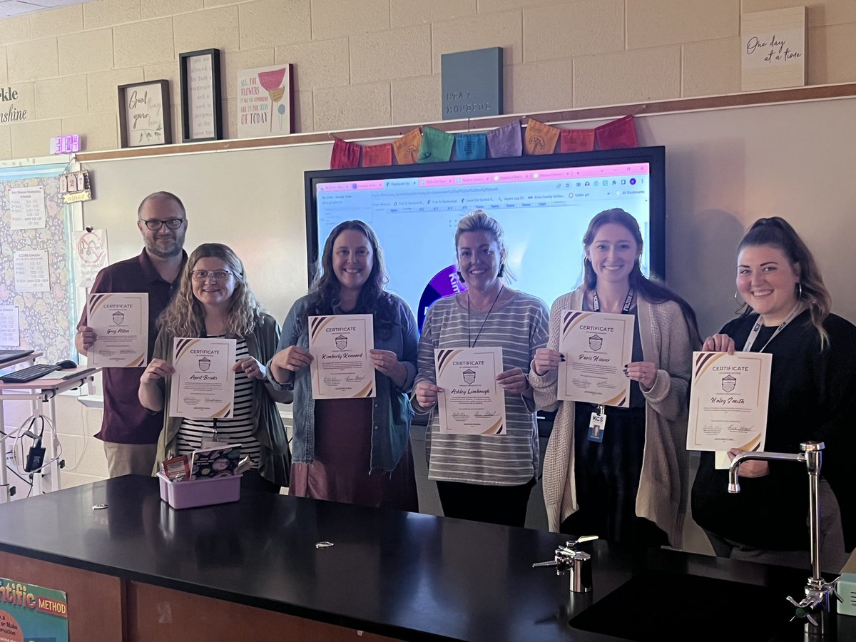 Congratulations to these amazing educators for being nominated for Academy of H&amp;HS staff of the month!  This group makes coming to work fun every single day!!!  ♥️🤍