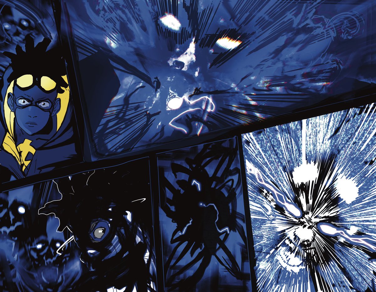 NikDraperIvey's tweet photo. Here are some double page spreads from Static Shadows Of Dakota Issue 6. Enjoy! In stores now!
#static #staticshock #dccomics #milestonereturns #milestonemedia https://t.co/67HEbHQGwd