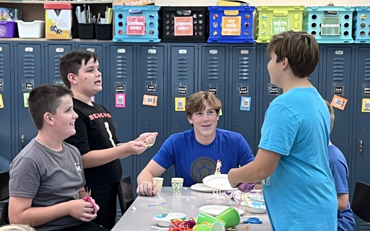 Science National Honor Society was back at Rogers Elementary’s STEAM Club for another year! We had a great time helping design marble mazes. Thanks for having us! <a href="/OHS_Tigers/">Oakville High School</a> <a href="/MehlvilleSD/">Mehlville School District</a> <a href="/FirstInStLouis/">Miss St. Louis</a>