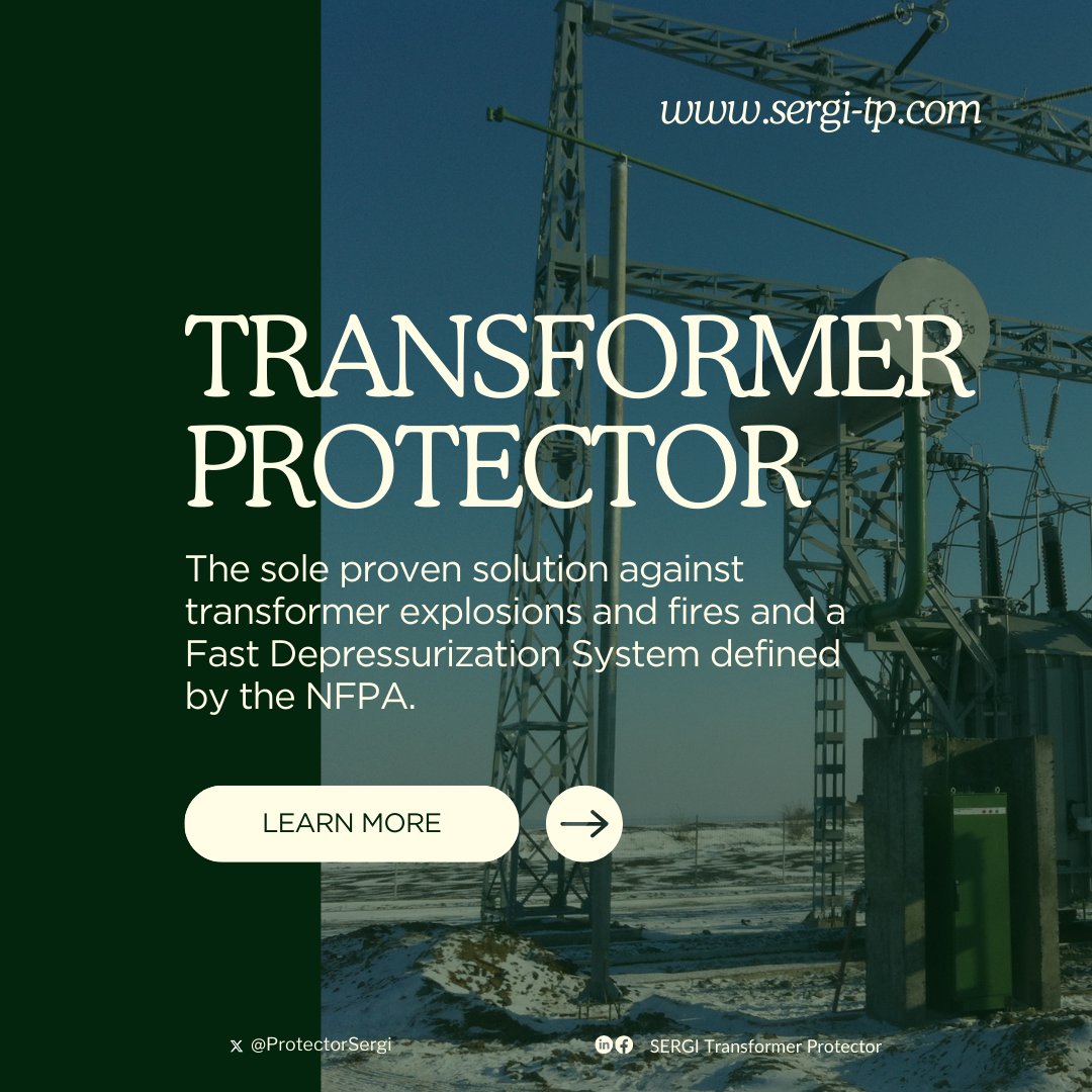 ProtectorSergi's tweet photo. Safeguard your revenue and valuable equipment from transformer explosions!

Discover the proven solution to tackle transformer explosion risks head-on. Don't delay, protect your transformers with us today and stay worry-free. 

https://t.co/aHArJiAXRw https://t.co/Kr991j4u5t