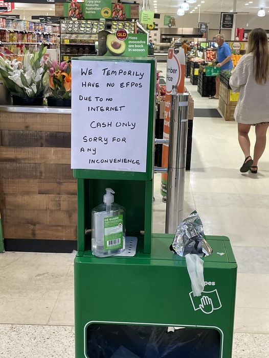 Indy24121's tweet image. ~cash only at the local Woolies!😂😂
