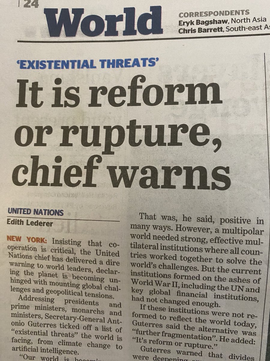 Hail to The Thief - “it” is nothing less than a rupture of life on earth…

With “existential threats” in the league of the five mass extinction events preceding the one currently unfolding.

As per umpteen ignored warnings: youtu.be/uIeDorM-VkA?si…