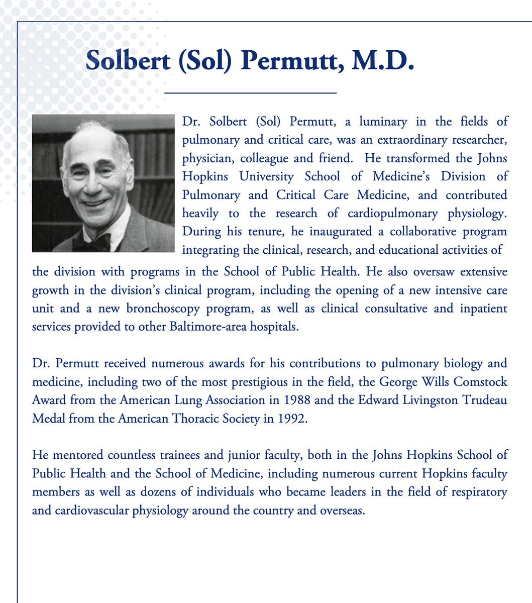 A true honor to have Dr. David Jacoby give an outstanding presentation on 'Eosinophils, Nerves and Asthma' as our distinguished speaker for our 8th Annual Sol Permutt Memorial Lecture.