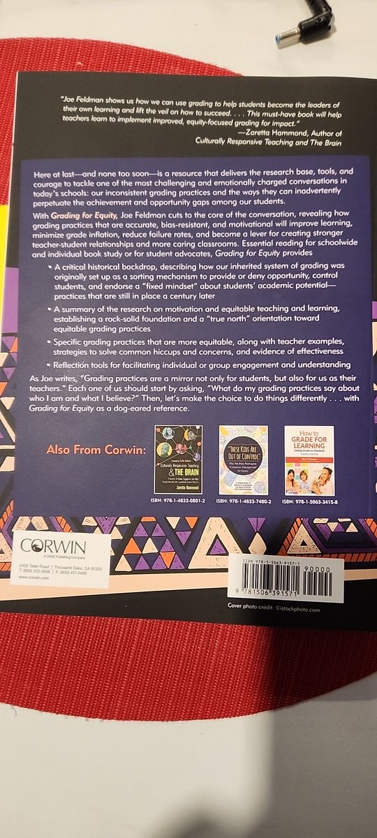 vthomps2's tweet photo. I'm excited to be a part of TVDSB Read &amp; Reflect-Assessment &amp; Evaluation community of Educators!

We'll be reading #GradingforEquity and meeting virtually to discuss our thoughts, questions &amp; takeaways as a team across @TVDSB schools &amp; panels! 
Gradeless = Grading for Equity? 🤔 https://t.co/yGXNe7o61K