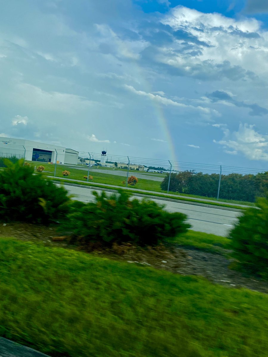 SammiJeanGal's tweet image. #1Yearafter #hurricaneian and I see this over Page Field on my way home from work. I remember hearing the emergency copters flying overhead all night long, rescuing people trapped on the islands, then going back out again. We’re #swflstrong #wevecomesofar #stillsofartogo