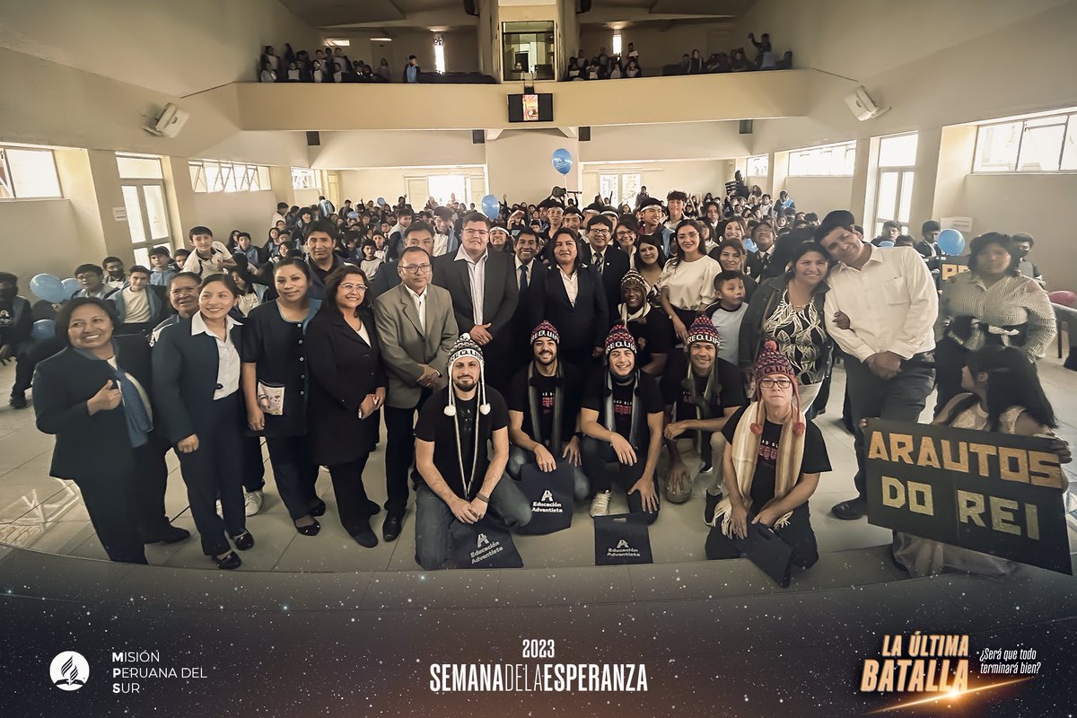 AdventistaAPSur's tweet photo. Nuestros estudiantes de los colegios #Forga y #SanMartín de #Arequipa, recibieron la grata visita de los Arautos do Rei, siendo este un hecho histórico para la #EducacionAdventista en nuestro campo misionero. https://t.co/t22UDfDYA0