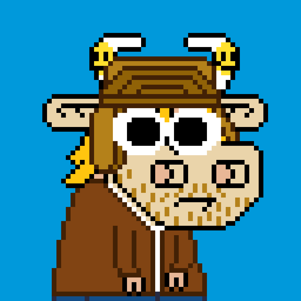 PxMOO #303 
Inspired by Kurt Cobain 
🚨 double Moo 🚨 
randgallery.com/algo-collectio…