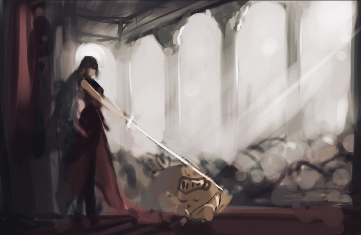 Timinybillybob's tweet image. WIP, working on some things ;)

Drew several thumbnails that I’ll come back to, but going with the “Kiara giving a knighthood ceremony” one for now since members recently got some shiny new armour 🗡️✨