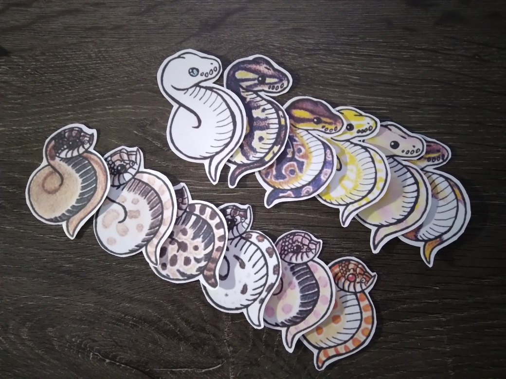 AngeladerisoA's tweet photo. Just some work on the little snake keychains. Will be laminating them next. #keychains #hognosesnakes #hognosemorphs #hognosesnakesofinstagram #ballpythons #ballpythonmorphs #ballpythonsofig https://t.co/SOJFPHNtoU
