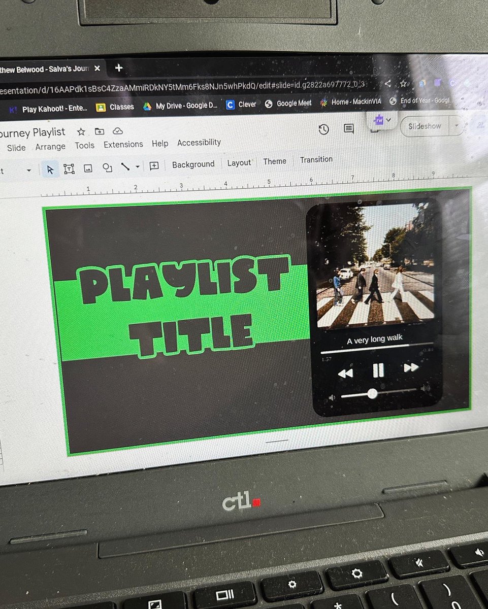 As we finished our class novel, A Long Walk to Water, students created playlists for Salva’s journey! SO impressed with students song choices &amp; ability to find text evidence to support!! 🎶 <a href="/RamseyMS_JCPS/">Ramsey Middle School</a>