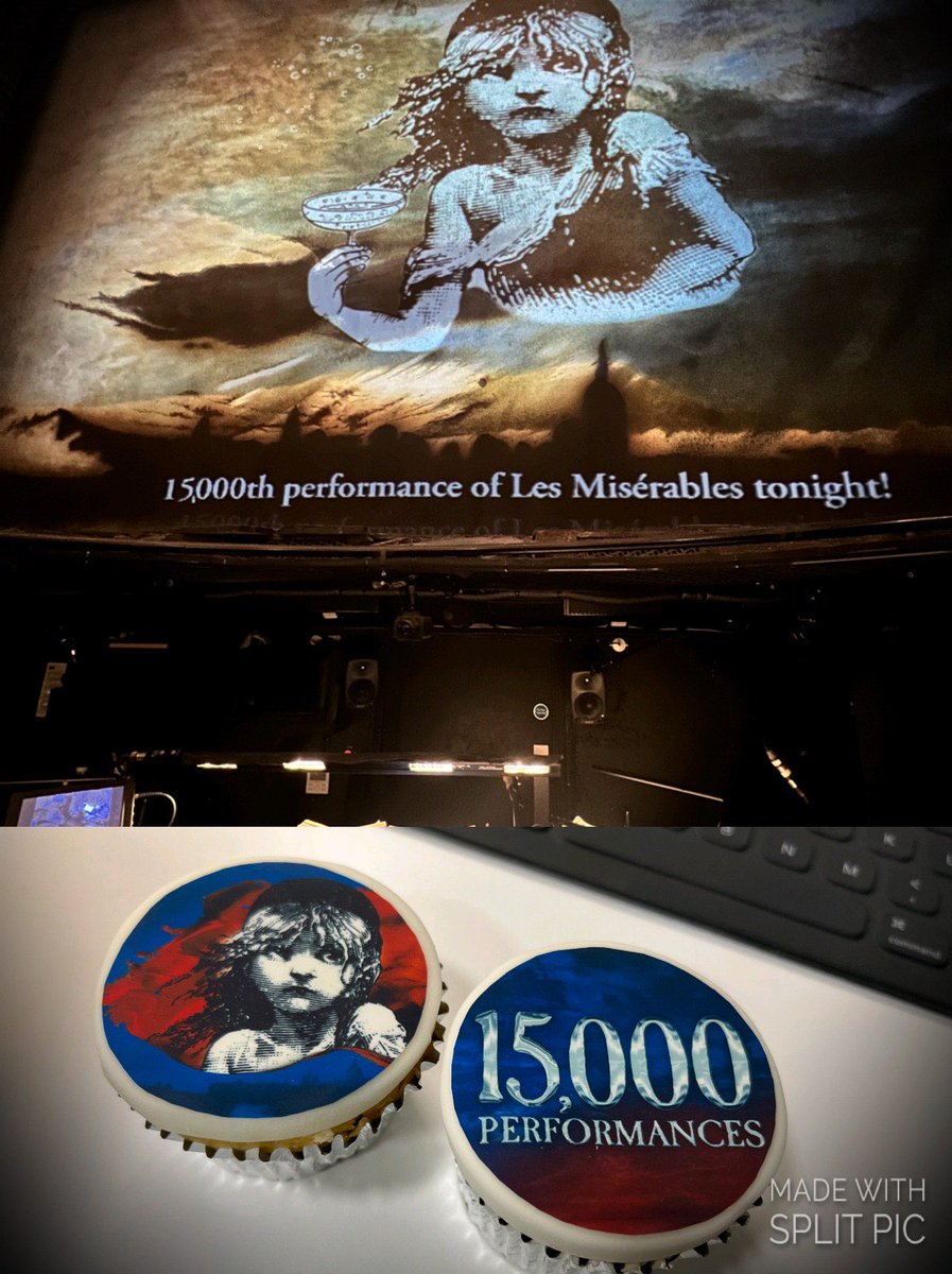 A special night conducting the 15000th show of <a href="/lesmisofficial/">Les Misérables</a> in London this evening. :-)
#milestonetomorrow #lesmis