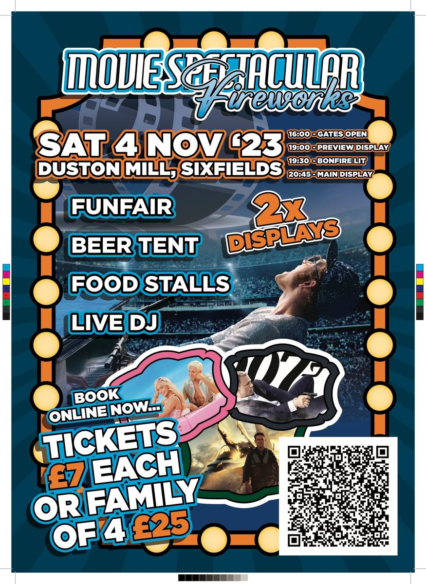 Discohenry's tweet photo. Duston Mill Bonfire tickets now on sale.
We have early bird tickets at £5 for the first 500 then the price will increase.
Get yours now by scanning the QR code. or copy link below 

https://t.co/La7xNjEMTo https://t.co/PnC30tYYuw