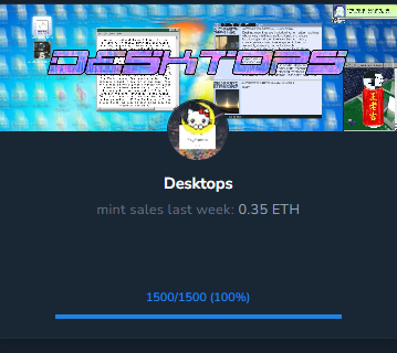 scatter_art's tweet photo. CONGRATULATIONS @desktopsnft ON A FULL MINT OUT
SECONDARY: https://t.co/1d45Tok5d0

https://t.co/kUEgDbIEnx https://t.co/WXdpouNlqa