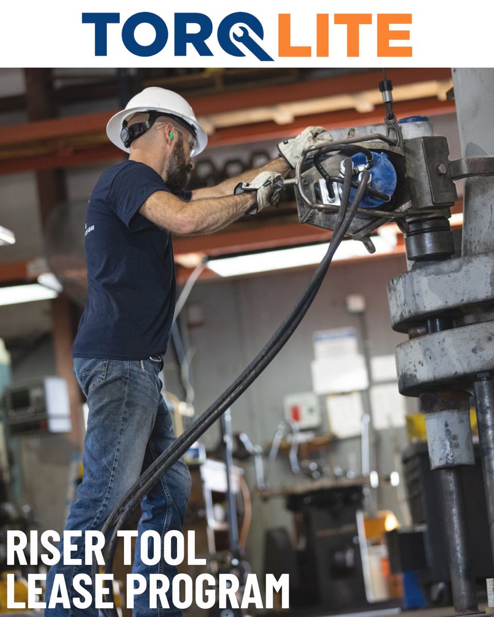 TorqLite's tweet photo. 🌟 Discover TorqLite's Riser Tool Lease Program 🌟 

✅ Customized, calibrated, and upgraded riser tool set
✅ Labor, parts, repairs, calibrations, upgrades
✅ Ownership transfer after 36 months

To learn more about our Riser Tool Lease Program visit https://t.co/7k2YGtA1RE https://t.co/ZMXAMdegru