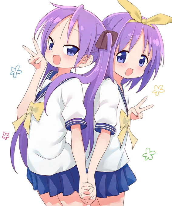 昔描いたつかさとかがみんです