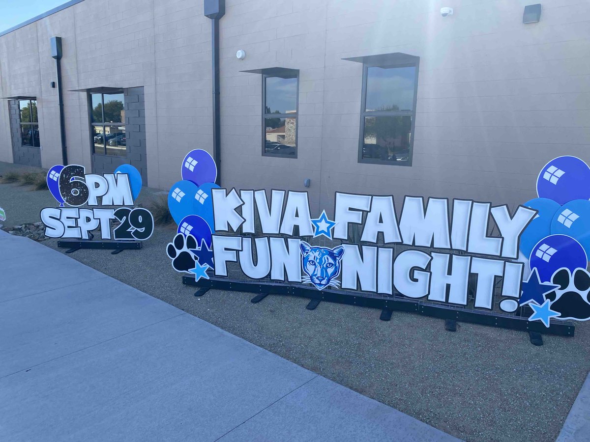 KivaSUSD's tweet image. College and Sports attire and Kiva Family Fun Night tomorrow. #KivaProud #BesauseKids