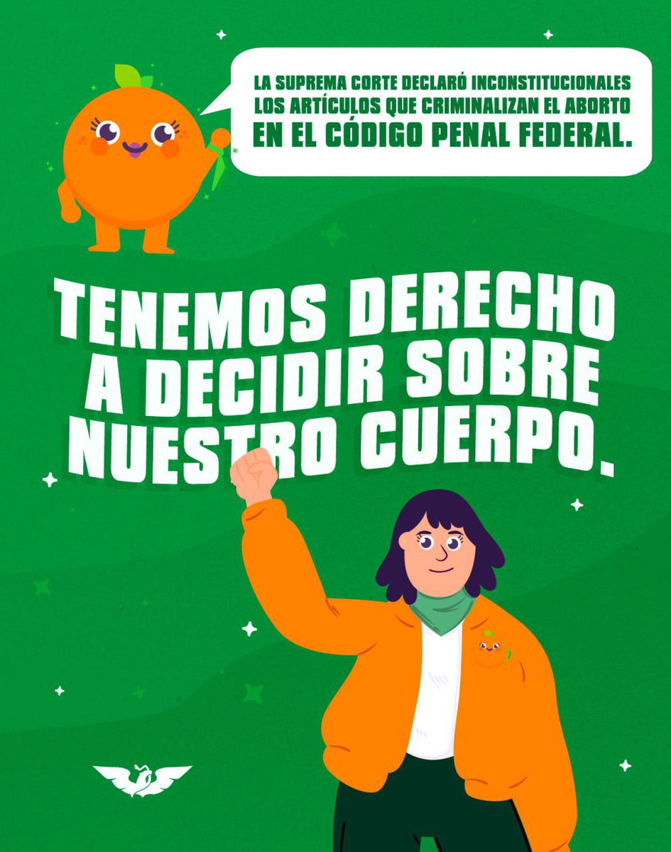 Las mujeres y personas con capacidad de gestar, tenemos #DerechoADecidir sobre cualquier tema relacionado con nuestro cuerpo y sexualidad. #28S