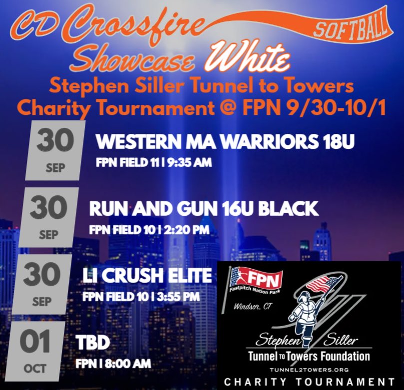 This weekend i’m back at Fast Pitch Nation! Here’s our weekend’s schedule.

<a href="/CDCrossfire/">CD Crossfire Softball</a> <a href="/ShakerGirlsSb/">Shaker Softball</a> <a href="/BoostSoftball/">Recruiting Boost Softball</a> <a href="/CoastRecruits/">Coast 2 Coast Recruits</a> <a href="/SoftballRecruit/">Softball Recruit 🥎</a> <a href="/GoMVBSoftball/">Athlete Recruiting Promotion - Softball</a>