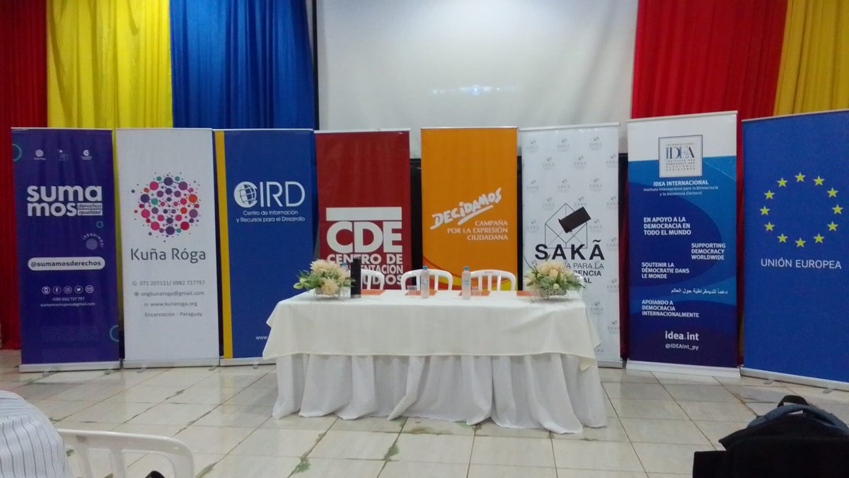 saka_py's tweet image. Presentamos en Encarnación el libro: Observación electoral ciudadana Sakã 2023 🇵🇾
¡La ciudadanía construye la democracia!