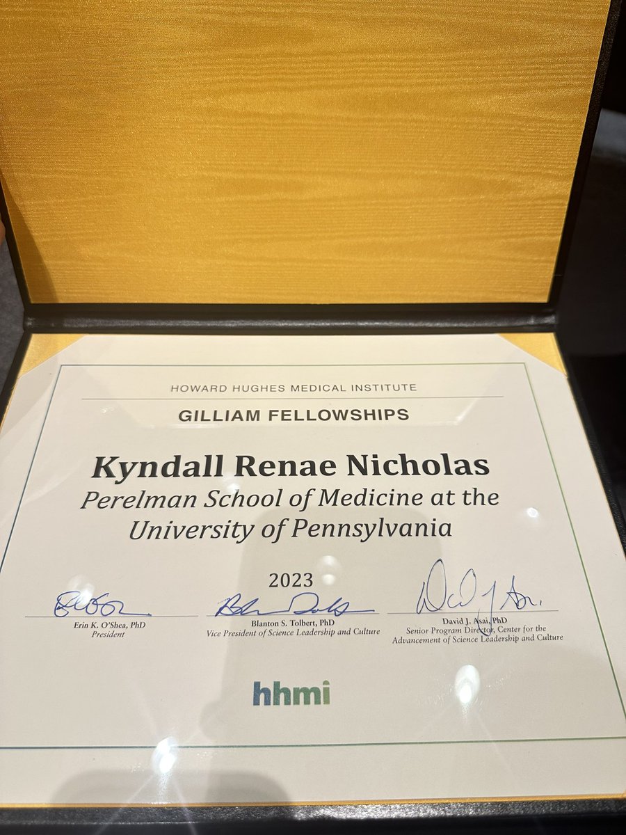 KyndallNicholas's tweet photo. Blessed, humbled, empowered, and restored after attending my first HHMI Gilliam conference. I’m in awe that I can even be a part of this amazing family. I learned so much and can’t wait to continue to grow with everyone. Thank you x50 https://t.co/tLtV7nOx0r