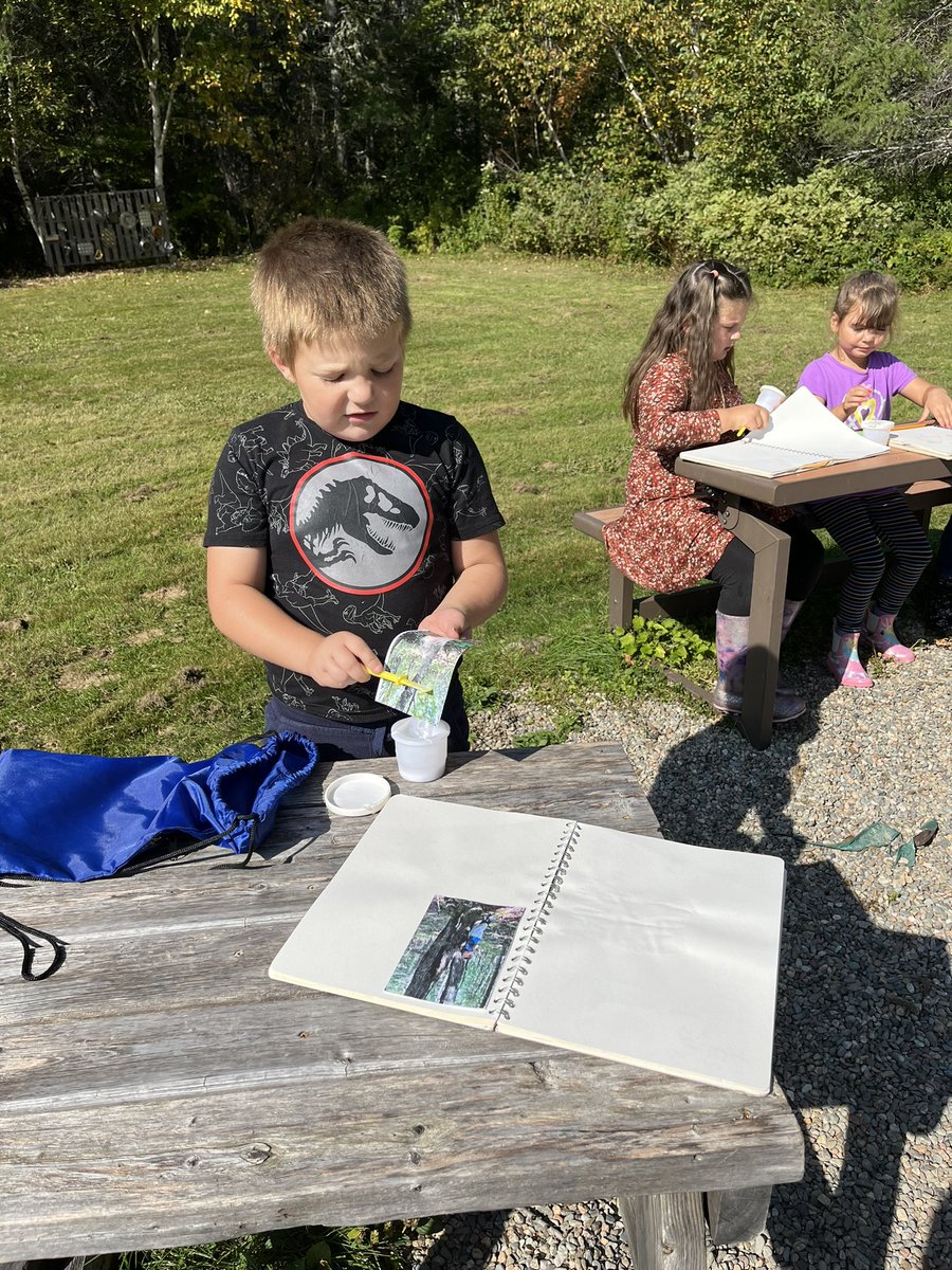 LillaMae's tweet photo. Discovering different variety of trees today with the K/1 class in Janeville @wattersja @Seppi99 @NorthAsd https://t.co/801TlkwKKK