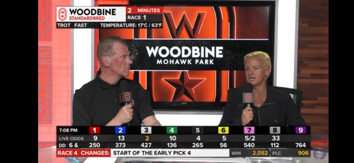 Nice to see the great <a href="/fastlane111/">casie coleman</a> in town and in studio tonight <a href="/WoodbineSB/">Woodbine Mohawk Park</a>, interviewed by Randy Waples. 🐴