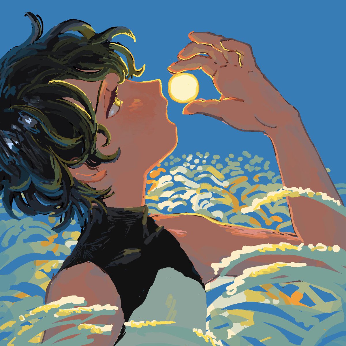 tamepond's tweet photo. お月見どろぼう
#創作 https://t.co/eU5e3bpXyH