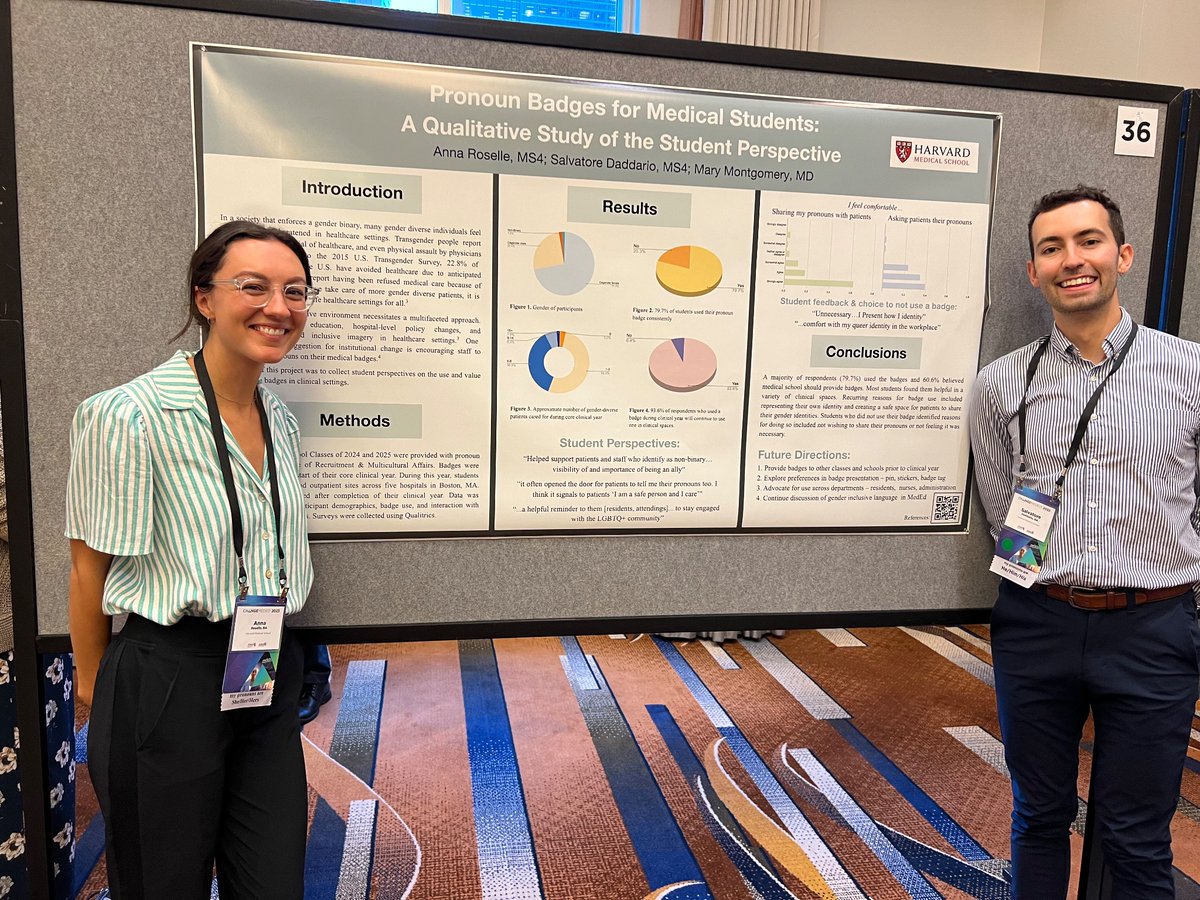 So excited to present our work at @AmerMedicalAssn #ChangeMedEd !!🏳️‍🌈🏳️‍⚧️ @harvardmed