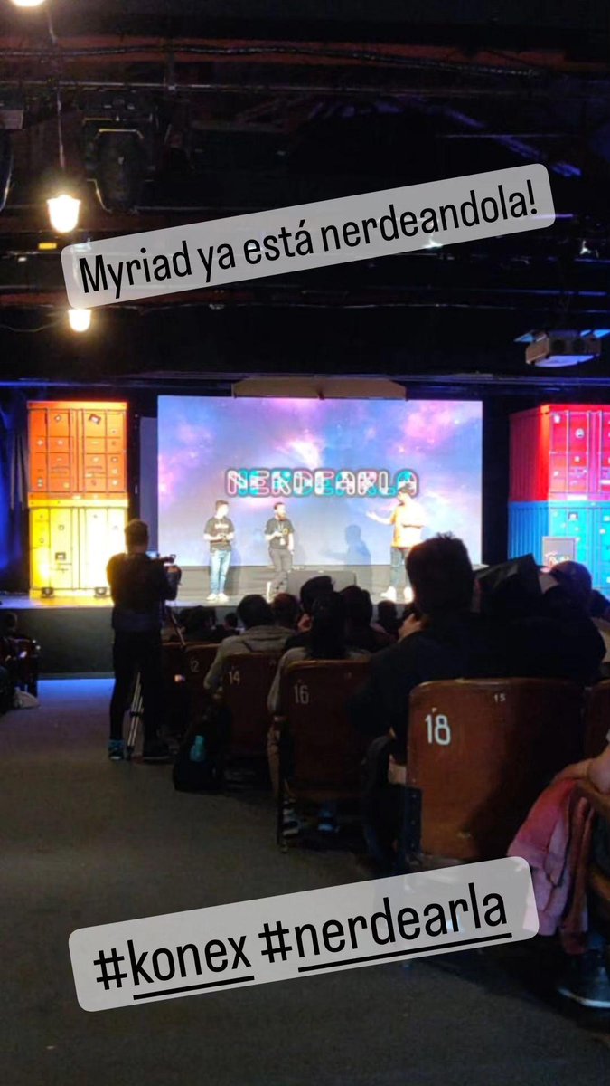 myriadart_'s tweet photo. Ya estamos nerdeandola! Alguien más está acá?? Compartan su experiencia!!
#Nerdearla #konex #NFT #NFTCommunity #NFTartwork #NFTartist #nftartgallery #nftcollectors #bitcoin #btc https://t.co/w119NpkrOy