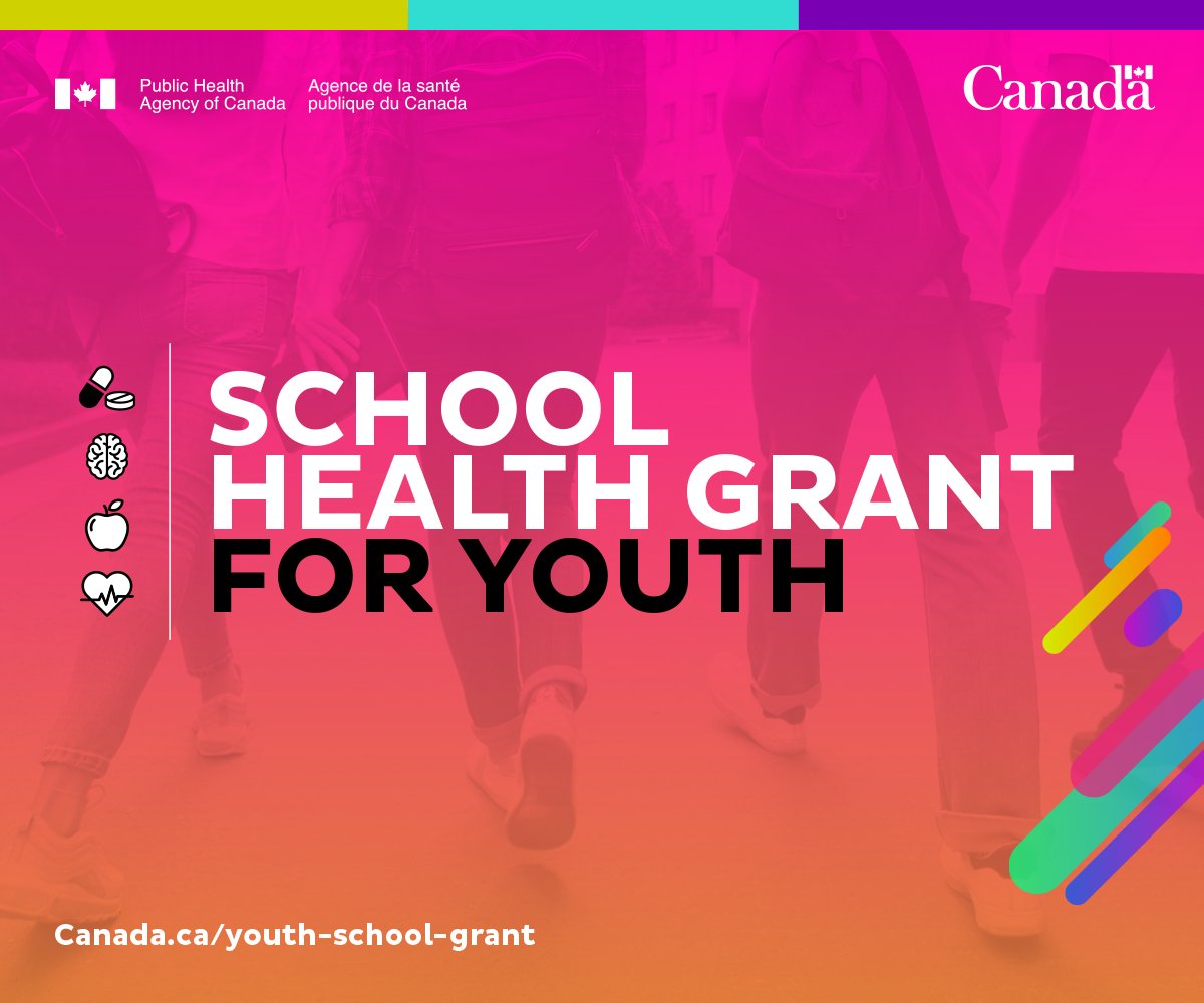 The Public Health Agency of Canada just launched a new cycle of their grant opportunity for Canadian youth, between 13 to 19 and enrolled in grades 9 to 12, or Secondary 3 to 6 in Quebec. Take a look at the #youthschoolgrant

youtube.com/watch?v=aEBjzM…
canada.ca/youthschoolgra…