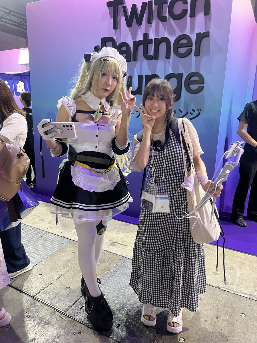 かわいい@HiNas33 とでかい女 #TGS2023 #twitchgirls #twitchjapan  #cos #コスプレイヤー