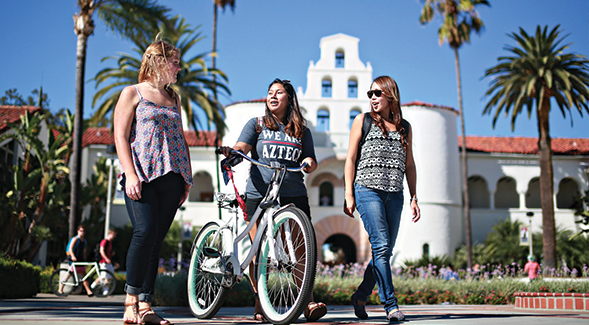 .<a href="/SDSU/">San Diego State University</a> continues its dramatic rise in this year’s college rankings. After being ranked the #16 public university in the nation by <a href="/Forbes/">Forbes</a>, SDSU has now been named the #11 “Best Value” college in America by <a href="/WSJ/">The Wall Street Journal</a>.  
bit.ly/3EWhd7p
