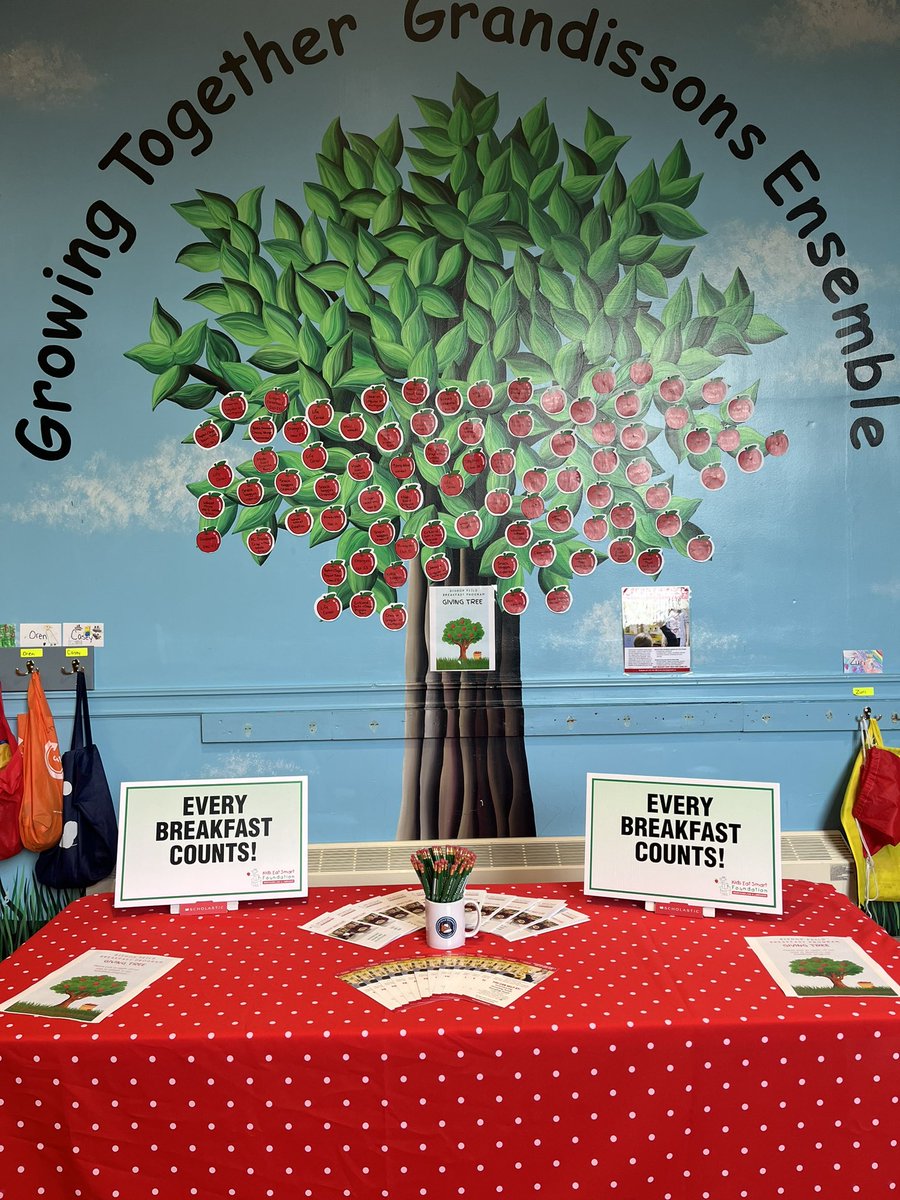FlightMme's tweet image. Thanks to our families who visited the giving tree this evening! There are still lots of apples left to pick! Send us a message and we can send an apple home with your child!🍎#breakfastprogram @BishopFeild