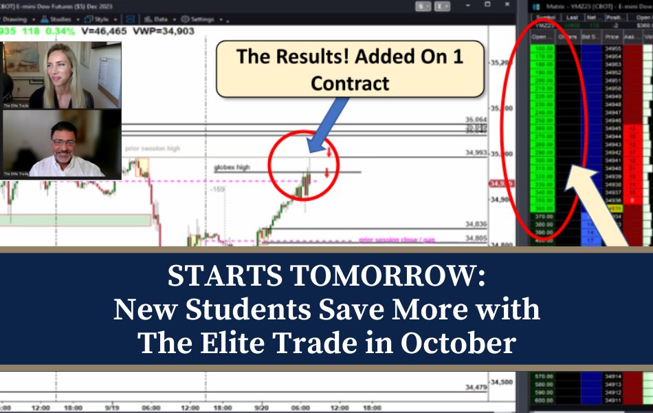TheEliteTrade's tweet photo. Starting Tomorrow: Bundle &amp; save on trading education events at The Elite Trade all month long. Check out our website to see how. https://t.co/8ZvPd3Mgfd https://t.co/O6zuimMJid