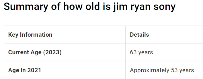 Saselandia's tweet image. Jim Ryan es el único ser humano nacido en 1968 que tiene 63 años.

ATENCIÓN HASTA DONDE LLEGA LA SUCIEDAD DE SONY.

Si buscais su edad os pondrá siempre 63 años.
Pero realmente ha cumplido 55.

TODO PARA DECIR EL MENSAJE DE QUE SE JUBILA.