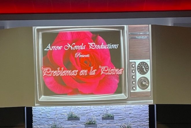 Prin_Lewis's tweet photo. We had a fabulous Hispanic Heritage program. Scholars did great acting in the novela and performing live. On to the next production! #ArrowLiberationAcademy https://t.co/eROzklE19M