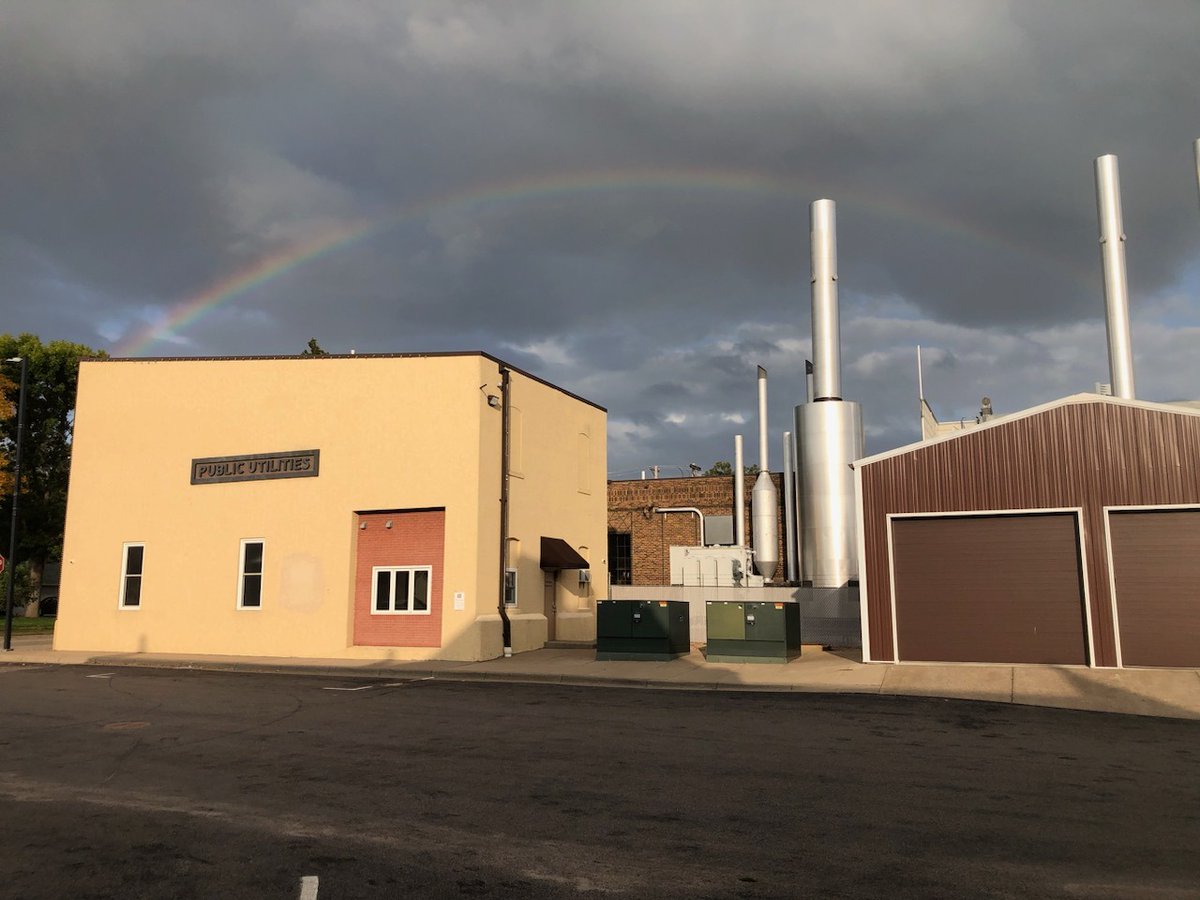 MnPrincetonUtil's tweet photo. Thank you to the Mille Lacs County Historical Society for the wonderful picture of the rainbow yesterday evening! #PublicPower https://t.co/oLF2HZQhnz