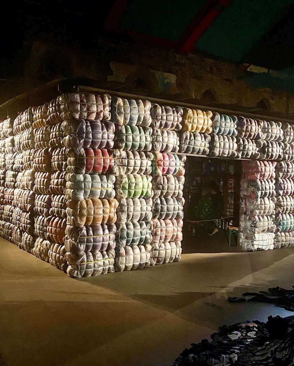 pih_darren's tweet photo. Great to be in Blackburn for the launch of the British Textile Biennial. Images: Thierry Oussou, Nest Collective, Victoria Ogundian, Penistone Cloth: Textiles and Slavery from the Pennines to Barbados #britishtextilebiennial #superslowway @TextileBiennial https://t.co/2b6M7wYDPk