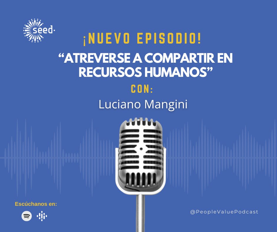 SEED_RH's tweet photo. 💼💬 Descubre nuestro nuevo podcast con Luciano Mangini sobre la evolución en Recursos Humanos. Exploramos estrategias de benchmarking, la cultura de compartir y los retos en RRHH en Latinoamérica. Escúchanos en Spotify y Google Podcasts.  #Benchmarking https://t.co/p0UqPtA8ai https://t.co/bR4J6GsKvH