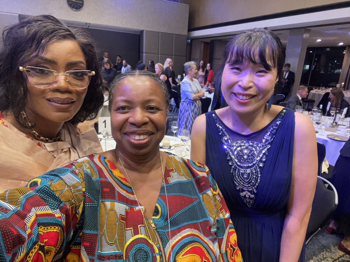 The Chair @felicia_kwaku our Maternity lead @wendyolayiwola & @sunnysanderjac1 at the @BAME_HCA last night. Enormous thanks to @wendyolayiwola & team for an excellent awards program. Wendy as the founder continues to inspire & showcase Black Asian Minority Ethnic staff ⚰️⚰️⚰️