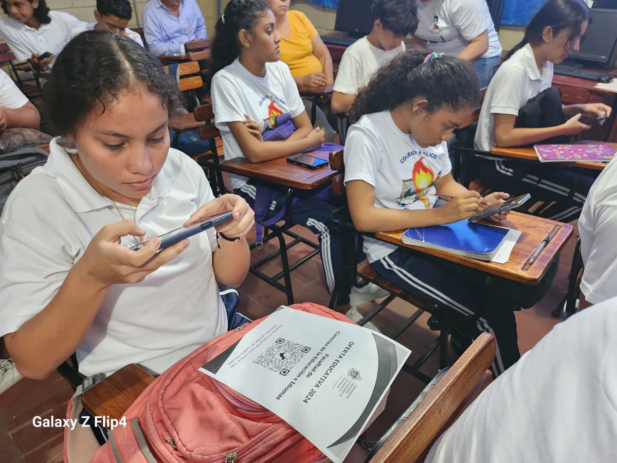 📣📚 | Divulgación de la oferta educativa 2024 de la UNAN-Managua en el Colegio Público Concepción de María de la Colonia 23 de agosto, municipio de San Francisco Libre, Departamento de Managua.