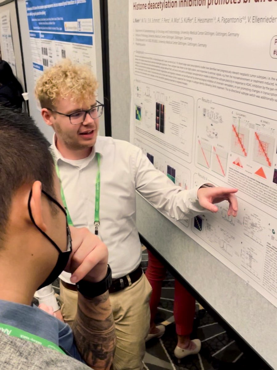 LukasKlein01's tweet photo. Presented some of my PhD work on HDAC inhibition in #PDAC today at #AACRPAN23 - thanks for the opportunity @AACR and the interesting discussions!

The work was conducted in the lab of @ShivKSingh6 at @yourUMG https://t.co/czUC3pjsIp