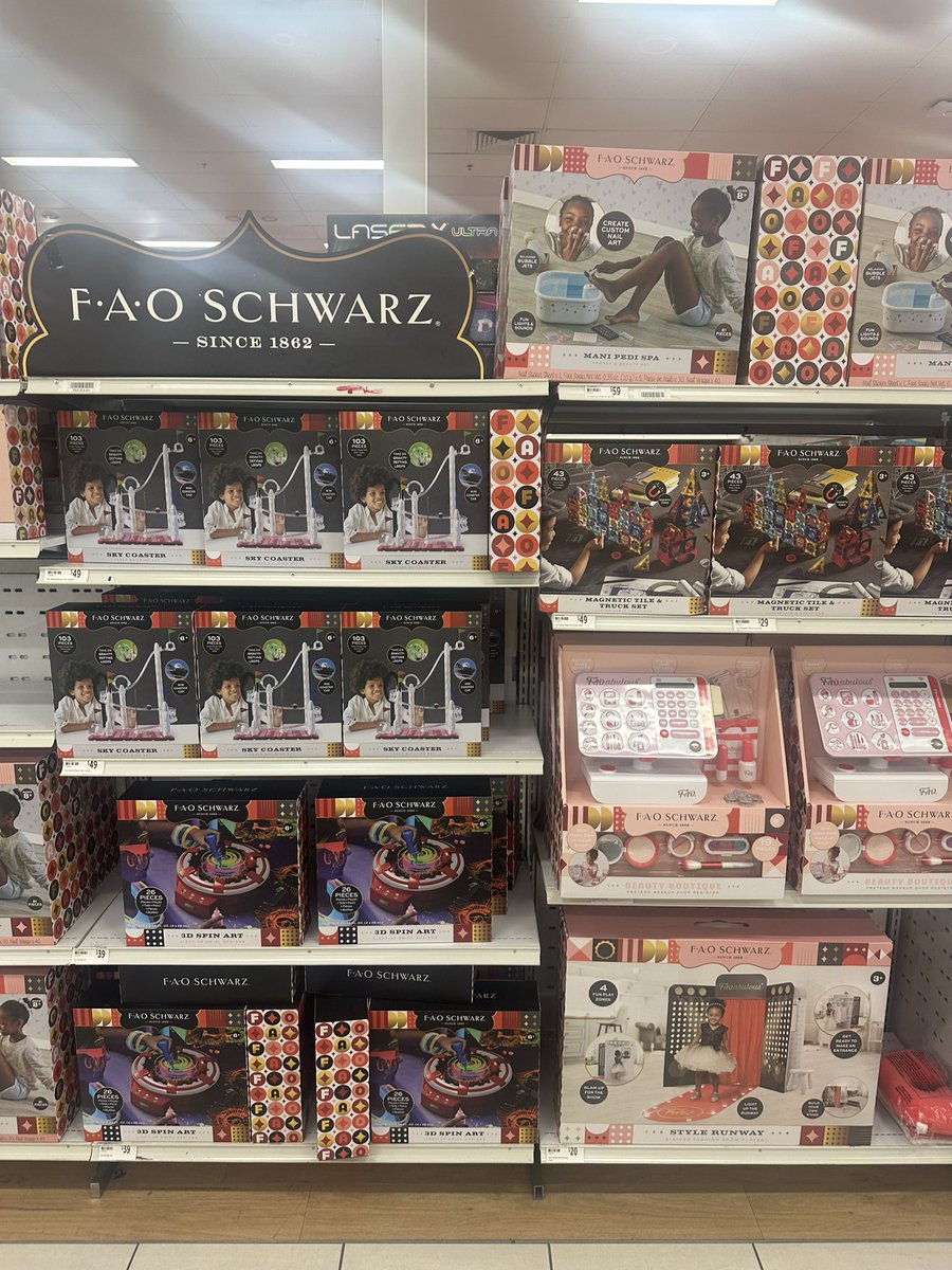 Beth Allison (she/her) (@bethjforbes) on Twitter photo Hey <a href="/FAOSchwarz/">FAO Schwarz</a> time to pick up your act- it’s 2023! Let’s let our little people - rather than society- chose what they want to play with #unnessesarilygendered Hey <a href="/FAOSchwarz/">FAO Schwarz</a> time to pick up your act- it’s 2023! Let’s let our little people - rather than society- chose what they want to play with #unnessesarilygendered